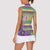 Mardi Gras Fleur De Lis Women Sleeveless Polo Shirt With Beads Glitter Pattern - Wonder Print Shop