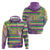 Mardi Gras Fleur De Lis Zip Hoodie With Beads Glitter Pattern - Wonder Print Shop