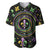 Mardi Gras Fleur De Lis Baseball Jersey With Round Carnival Beads