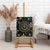 Mardi Gras Fleur De Lis Canvas Wall Art With Round Carnival Beads