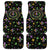 Mardi Gras Fleur De Lis Car Mats With Round Carnival Beads