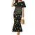 Mardi Gras Fleur De Lis Family Matching Mermaid Dress and Hawaiian Shirt With Round Carnival Beads LT9 - Wonder Print Shop