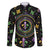 Mardi Gras Fleur De Lis Family Matching Puletasi and Hawaiian Shirt With Round Carnival Beads