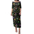 Mardi Gras Fleur De Lis Family Matching Puletasi and Hawaiian Shirt With Round Carnival Beads