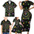 Mardi Gras Fleur De Lis Family Matching Short Sleeve Bodycon Dress and Hawaiian Shirt With Round Carnival Beads - Wonder Print Shop