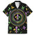Mardi Gras Fleur De Lis Family Matching Short Sleeve Bodycon Dress and Hawaiian Shirt With Round Carnival Beads - Wonder Print Shop