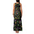 Mardi Gras Fleur De Lis Family Matching Tank Maxi Dress and Hawaiian Shirt With Round Carnival Beads - Wonder Print Shop