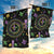 Mardi Gras Fleur De Lis Garden Flag With Round Carnival Beads - Wonder Print Shop
