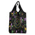 Mardi Gras Fleur De Lis Grocery Bag With Round Carnival Beads