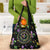 Mardi Gras Fleur De Lis Grocery Bag With Round Carnival Beads