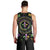 Mardi Gras Fleur De Lis Men Tank Top With Round Carnival Beads - Wonder Print Shop