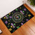 Mardi Gras Fleur De Lis Rubber Doormat With Round Carnival Beads - Wonder Print Shop