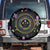 Mardi Gras Fleur De Lis Spare Tire Cover With Round Carnival Beads - Wonder Print Shop