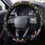 Mardi Gras Fleur De Lis Steering Wheel Cover With Round Carnival Beads - Wonder Print Shop
