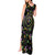 Mardi Gras Fleur De Lis Tank Maxi Dress With Round Carnival Beads - Wonder Print Shop