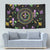 Mardi Gras Fleur De Lis Tapestry With Round Carnival Beads - Wonder Print Shop