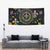Mardi Gras Fleur De Lis Tapestry With Round Carnival Beads - Wonder Print Shop