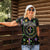 Mardi Gras Fleur De Lis Women Polo Shirt With Round Carnival Beads - Wonder Print Shop