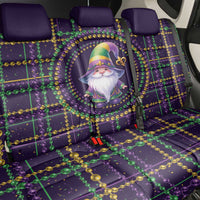 Mardi Gras Gnome Back Car Seat Cover Beads Fleur de lis Symbol