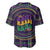 Mardi Gras Gnome Baseball Jersey Beads Fleur de lis Symbol