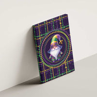 Mardi Gras Gnome Canvas Wall Art Beads Fleur de lis Symbol
