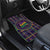 Mardi Gras Gnome Car Mats Beads Fleur de lis Symbol