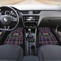 Mardi Gras Gnome Car Mats Beads Fleur de lis Symbol