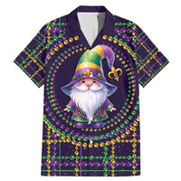 Mardi Gras Gnome Family Matching Mermaid Dress and Hawaiian Shirt Beads Fleur de lis Symbol LT9 - Wonder Print Shop