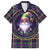 Mardi Gras Gnome Family Matching Off Shoulder Maxi Dress and Hawaiian Shirt Beads Fleur de lis Symbol LT9 - Wonder Print Shop