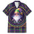 Mardi Gras Gnome Family Matching Puletasi and Hawaiian Shirt Beads Fleur de lis Symbol