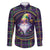 Mardi Gras Gnome Family Matching Short Sleeve Bodycon Dress and Hawaiian Shirt Beads Fleur de lis Symbol - Wonder Print Shop