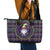 Mardi Gras Gnome Leather Tote Bag Beads Fleur de lis Symbol