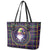 Mardi Gras Gnome Leather Tote Bag Beads Fleur de lis Symbol