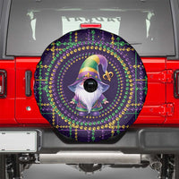Mardi Gras Gnome Spare Tire Cover Beads Fleur de lis Symbol - Wonder Print Shop