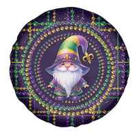 Mardi Gras Gnome Spare Tire Cover Beads Fleur de lis Symbol - Wonder Print Shop