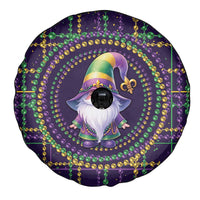 Mardi Gras Gnome Spare Tire Cover Beads Fleur de lis Symbol - Wonder Print Shop