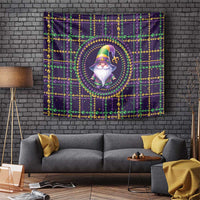 Mardi Gras Gnome Tapestry Beads Fleur de lis Symbol - Wonder Print Shop