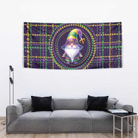 Mardi Gras Gnome Tapestry Beads Fleur de lis Symbol - Wonder Print Shop