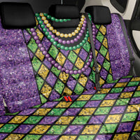 Mardi Gras Strings of Beads Back Car Seat Cover