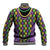 Mardi Gras Strings of Beads Baseball Jacket