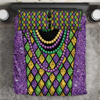 Mardi Gras Strings of Beads Bedding Set