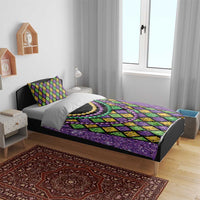 Mardi Gras Strings of Beads Bedding Set