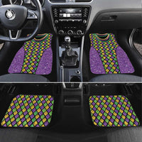 Mardi Gras Strings of Beads Car Mats
