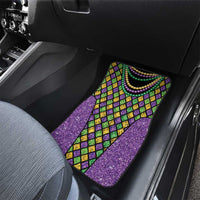 Mardi Gras Strings of Beads Car Mats