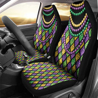 Mardi Gras Strings of Beads Car Seat Cover