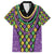 Mardi Gras Strings of Beads Family Matching Off Shoulder Maxi Dress and Hawaiian Shirt LT9 - Wonder Print Shop
