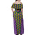 Mardi Gras Strings of Beads Family Matching Off Shoulder Maxi Dress and Hawaiian Shirt LT9 - Wonder Print Shop