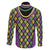 Mardi Gras Strings of Beads Family Matching Short Sleeve Bodycon Dress and Hawaiian Shirt - Wonder Print Shop