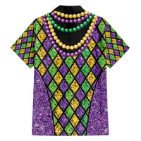 Mardi Gras Strings of Beads Hawaiian Shirt - Wonder Print Shop