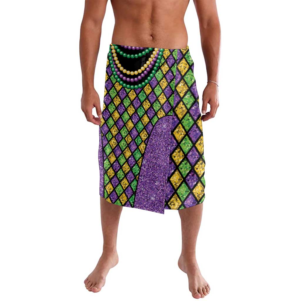 Mardi Gras Strings of Beads Lavalava - Wonder Print Shop